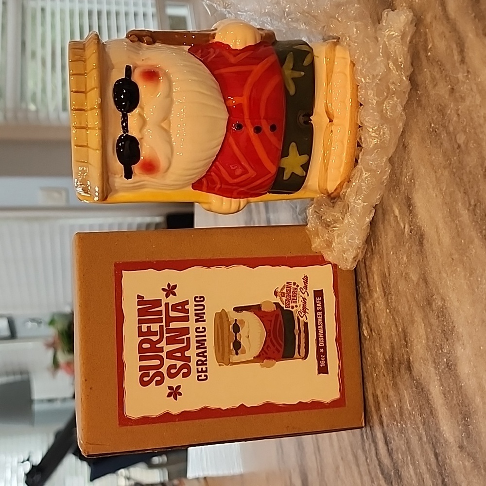 Surfin' Santa Tiki Mug